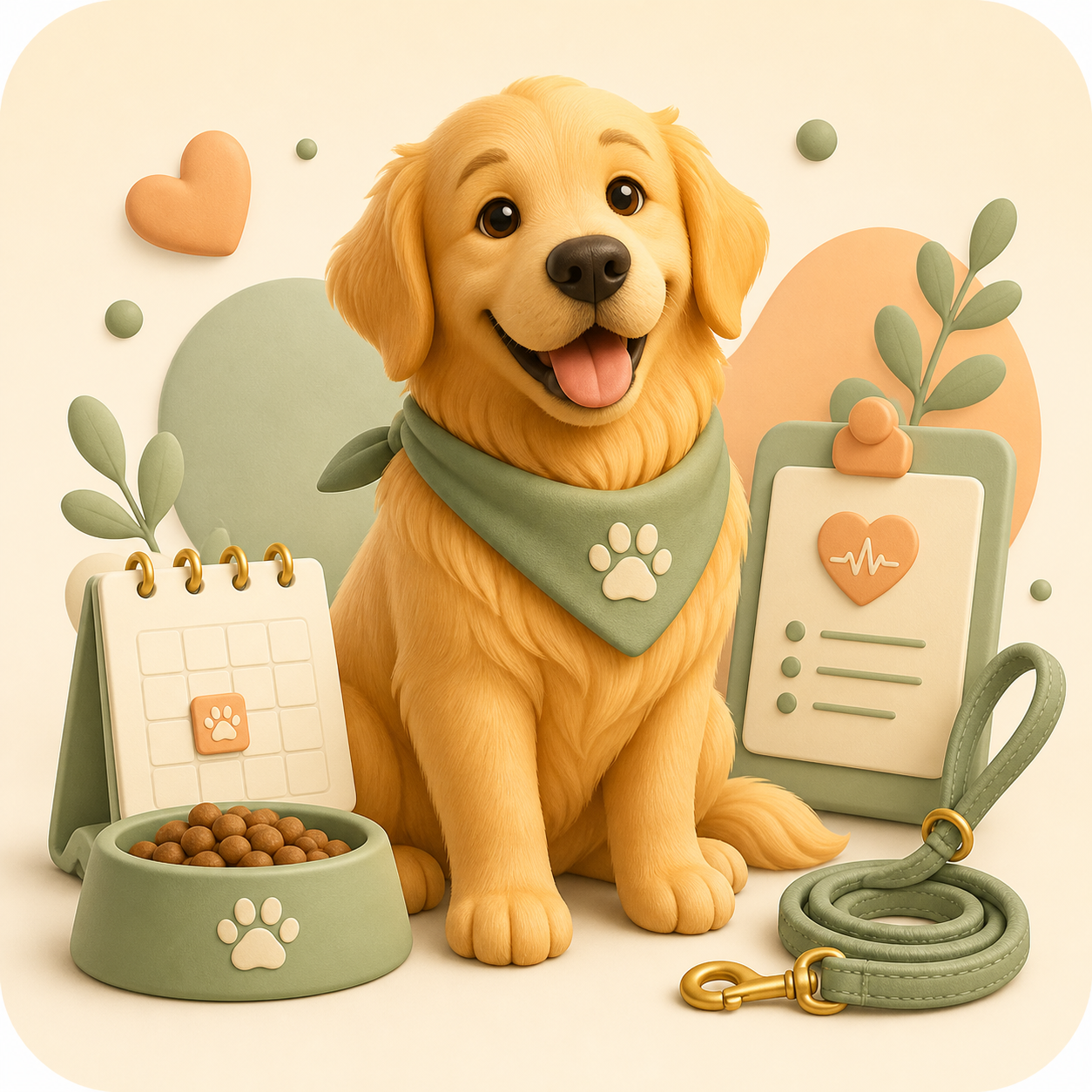 Pawbi dog mascot