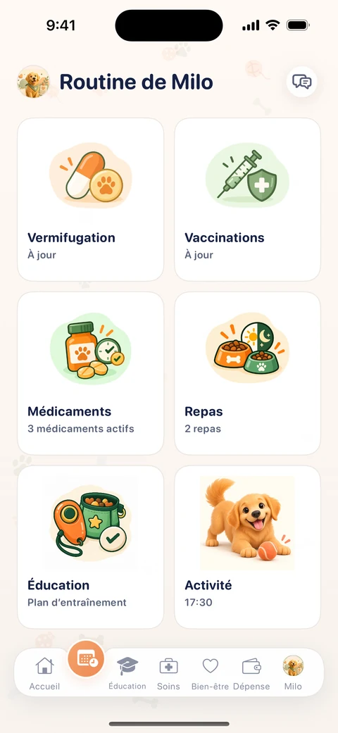 Programme de soins quotidien